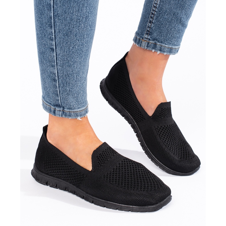 Scarpe da ginnastica slip on, nere nero 1
