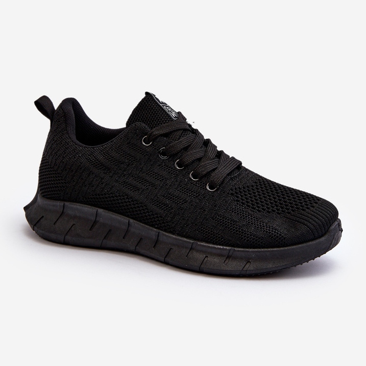Scarpe sportive in tessuto da donna nere Kehope nero 2