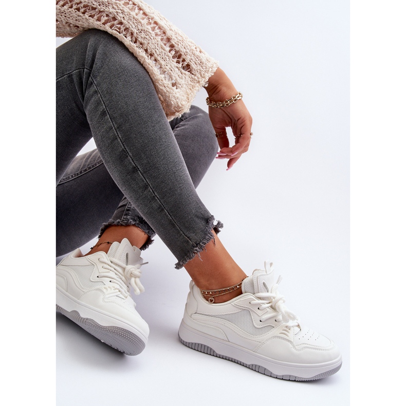 Sneakers Platform da Donna Bianco Etnaria bianca 1