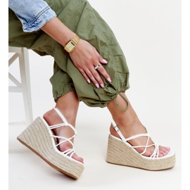 Sandali con zeppa Mara bianchi bianco 1