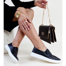 Scarpe da ginnastica slip-on Hilal nere nero 1