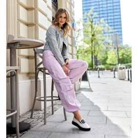 Scarpe beige con un'enorme suola Teska 1