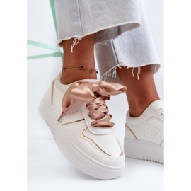 Sneakers Platform da Donna Bianco Tessama bianca 2
