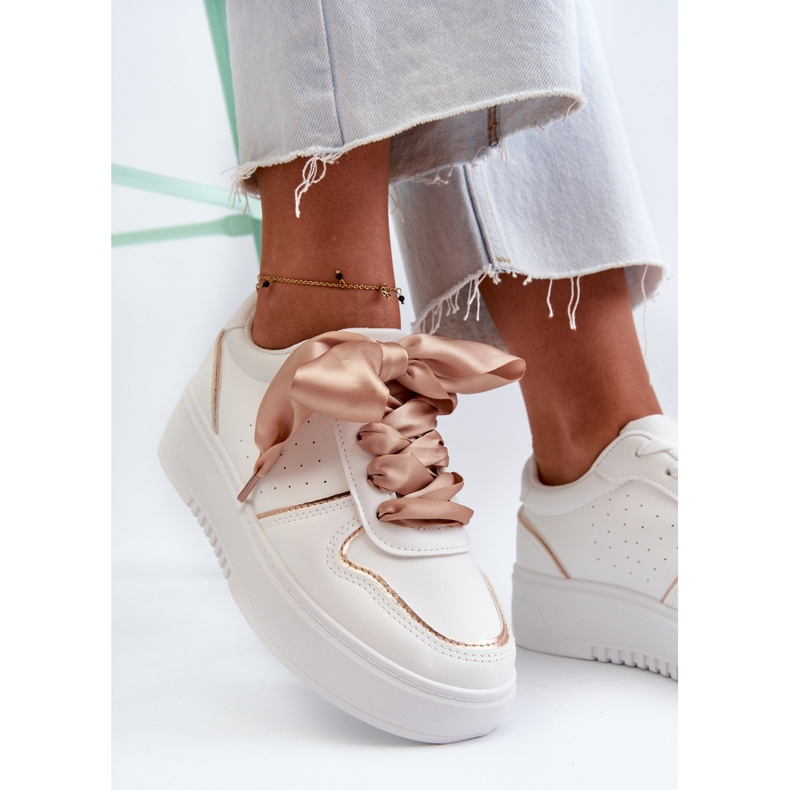 Sneakers Platform da Donna Bianco Tessama 2