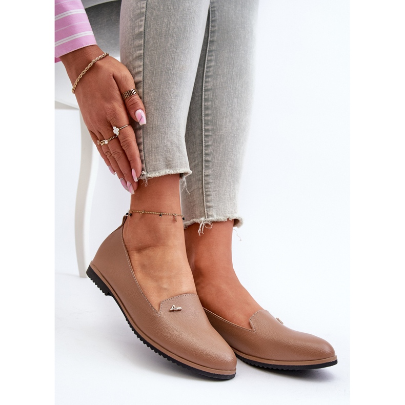 Mocassini piatti da donna Marrone Enzla 1