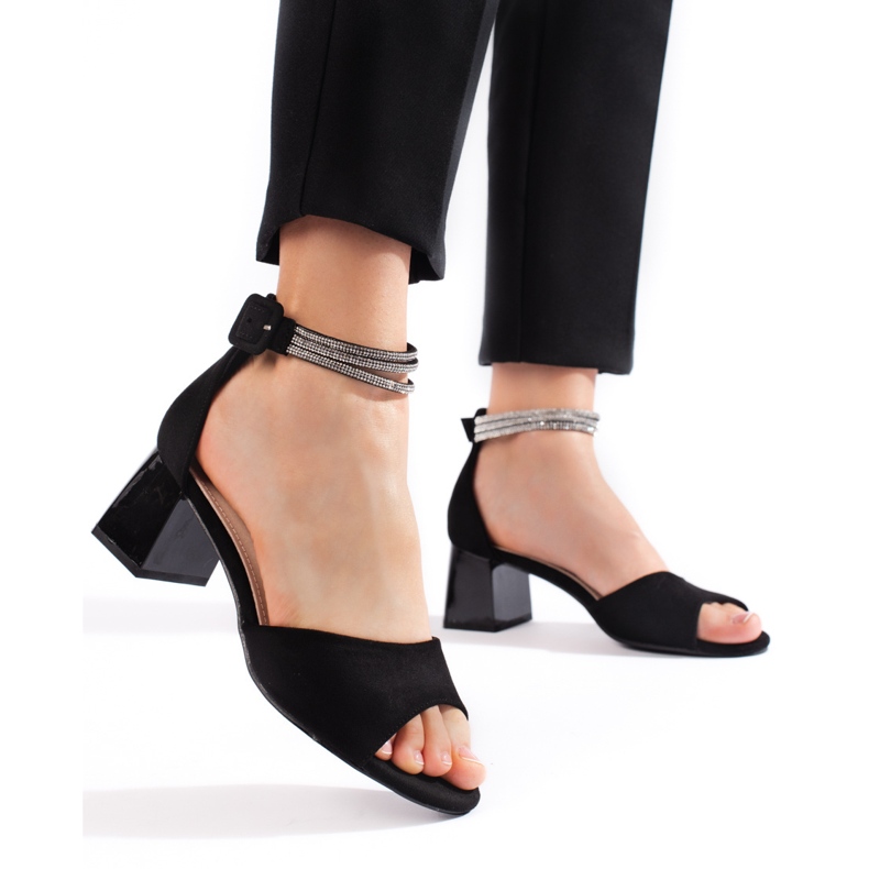 Goodin Sandali neri alla moda da donna nero 1