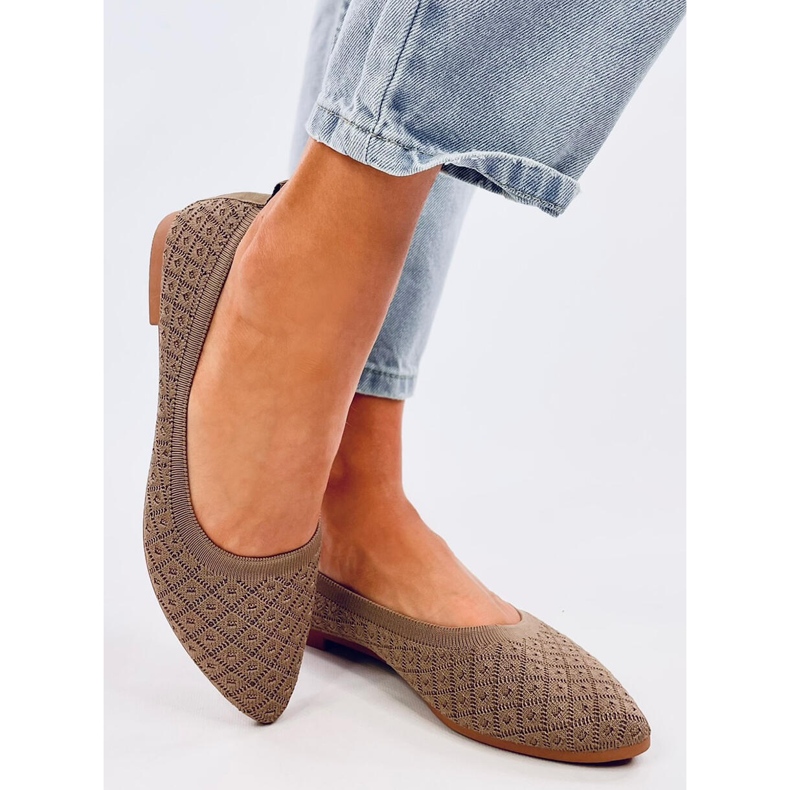 Scarpe a calzino Balart Khaki mandorla marrone 1