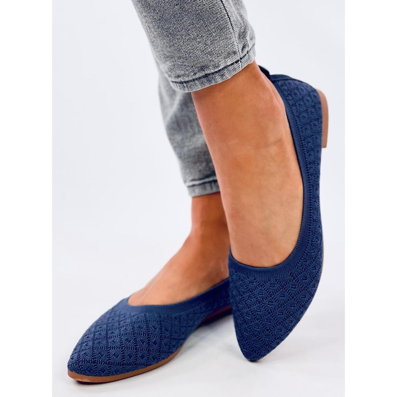 Balart Ballerine a calzino blu mandorla 1