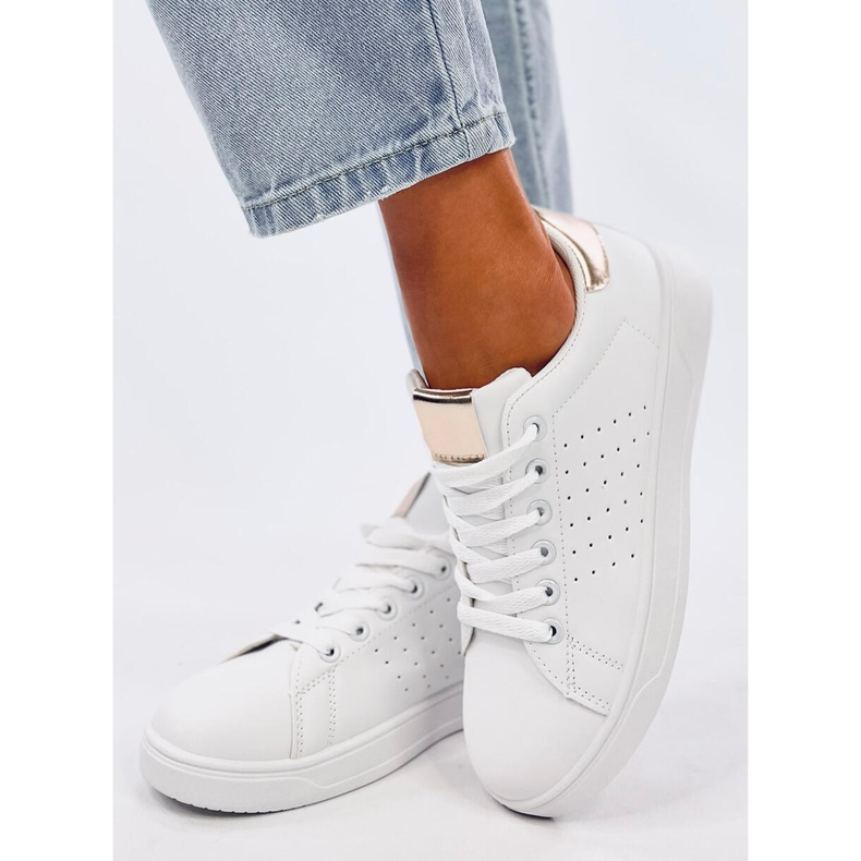Sneakers Helary BIANCO/ORO da donna bianca 2
