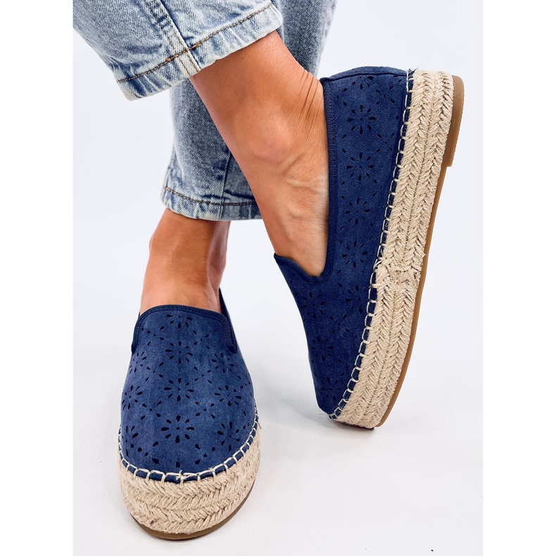 Espadrillas Rigois traforate blu 1