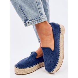 Espadrillas Rigois traforate blu 2