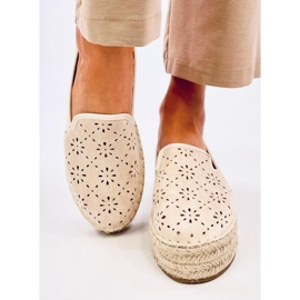 Espadrillas Rigois Beige traforate 1