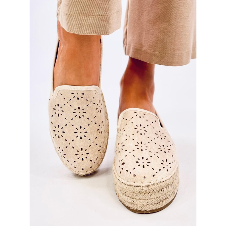 Espadrillas Rigois Beige traforate 1