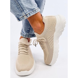 Scarpe sportive a calzino Jaussa Beige 1