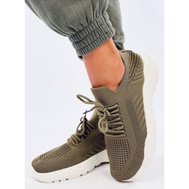 Scarpe sportive a calzino Jaussa Green verde 2