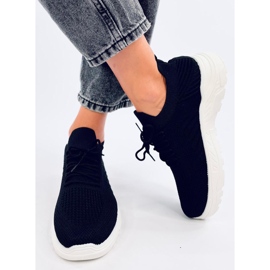 Scarpe sportive a calzino Jaussa NERO/BIANCO 1