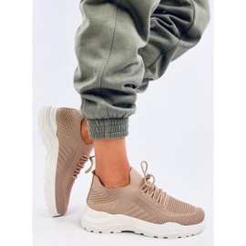 Scarpe da ginnastica a calzino Jaussa Khaki beige 1