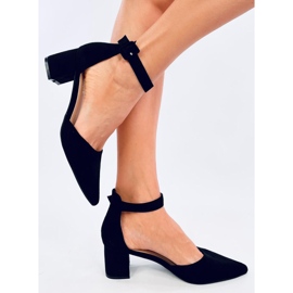 Décolleté Dacrem nere con tacco basso nero 2