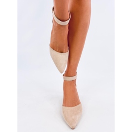 Décolleté a tacco basso Dacrem Beige 1