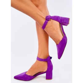 Décolleté con tacco basso Dacrem LT.PURPLE viola 2