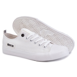 Sneakers a basso materiale maschile Big Star KK174006 White bianco 4