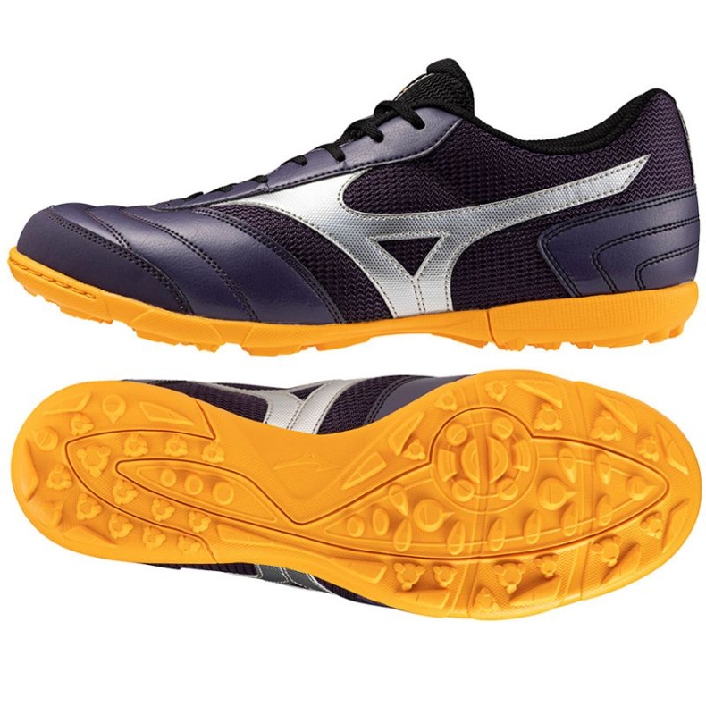 Scarpe da calcio Mizuno Morelia Sala Club Tf Q1GB240392 blu 1