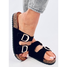 Byrd Pantofole in sughero nero 2