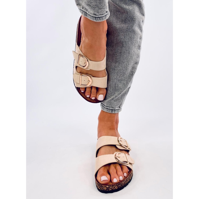Scholki Byrd Pantofole in sughero beige 1