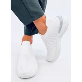 Suare Scarpe sportive a calzino bianche bianco 1