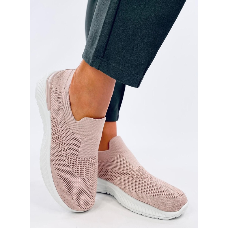 Suare Scarpe sportive a calzino rosa 2