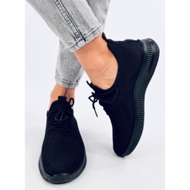 Scarpe sportive a calzino Brisson Allblack nero 1