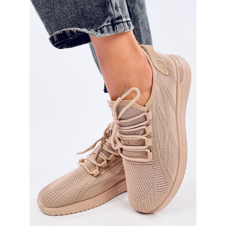 Scarpe sportive a calzino Guelfi Khaki beige 2