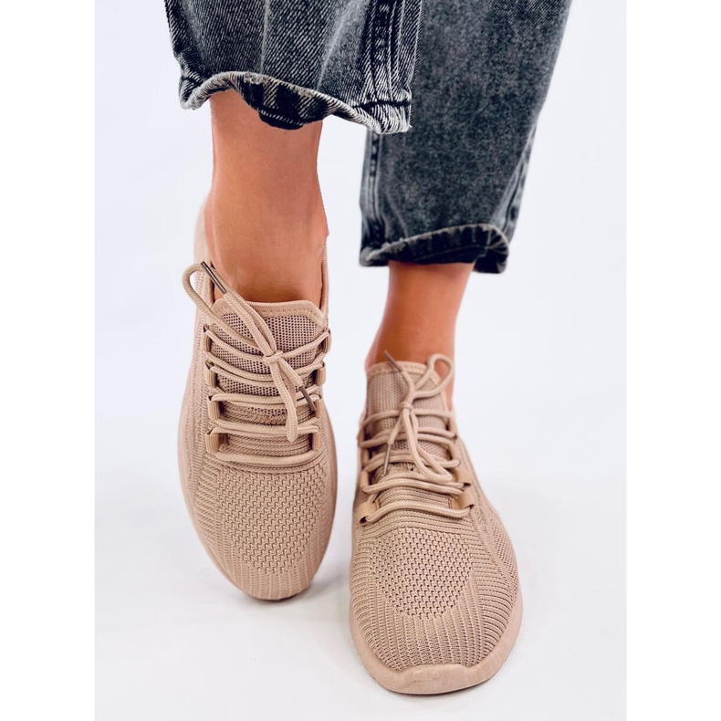 Scarpe sportive a calzino Guelfi Khaki beige 1
