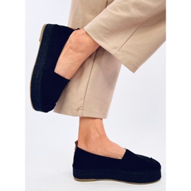 Poulain Espadrillas nere con suola spessa nero 2