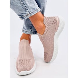 Fourny Scarpe sportive a calzino rosa 1
