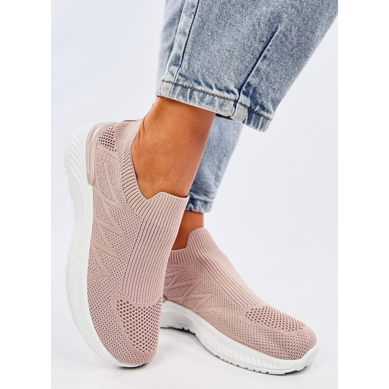 Fourny Scarpe sportive a calzino rosa 2