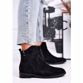 Evento Stivali Cowboy Donna Tacco Piatto Nero Plemmi 3