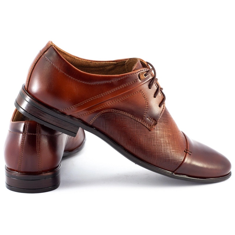 Olivier Scarpe formali da uomo 710 marrone 4