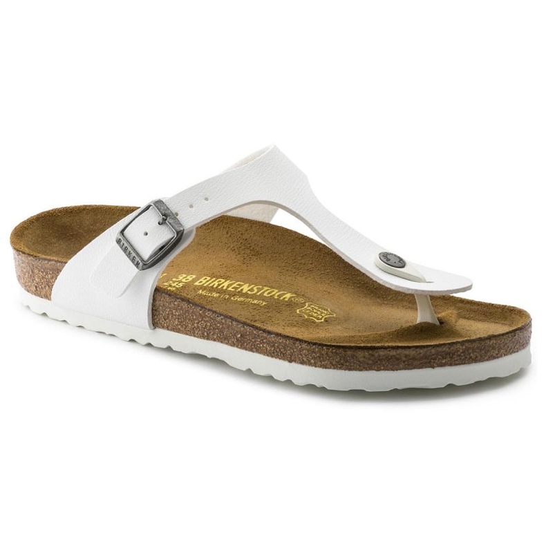 Birkenstock Gizeh Bs 0745531 infradito bianca 1