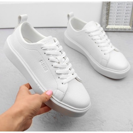 Scarpe sportive con plateau Big Star bianche NN274322 bianca 1