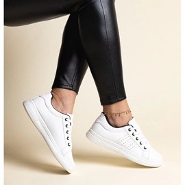 Sneakers bianche in ecopelle di Cathleen bianca 1