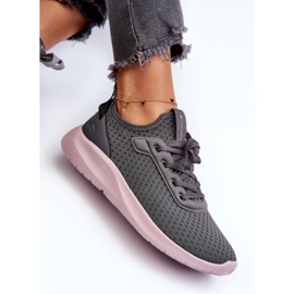Scarpe Sportive da Donna Sneakers 4F 4FRSS24FLOWF055 Grigio Scuro 1