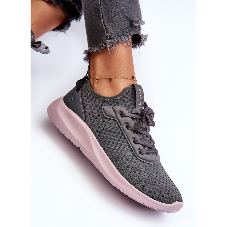 Scarpe Sportive da Donna Sneakers 4F 4FRSS24FLOWF055 Grigio Scuro 1