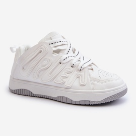 Sneakers da Donna in Eco Pelle Bianca Berilla 1