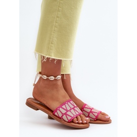 Infradito Piatte da Donna Fucsia Traivea rosa 2