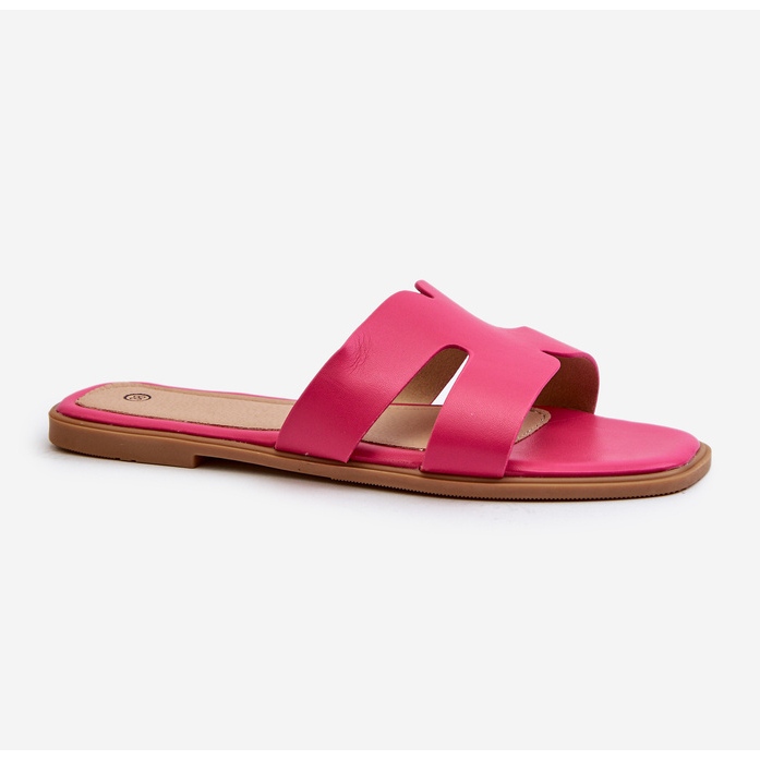 Infradito piatte da donna con ritagli Fucsia Fiviama rosa 1