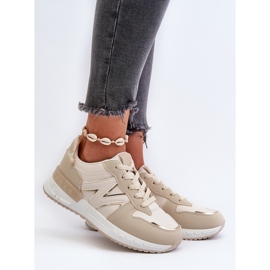 Sneakers Beige da Donna Realizzate in Eco Pelle Kaimans 2