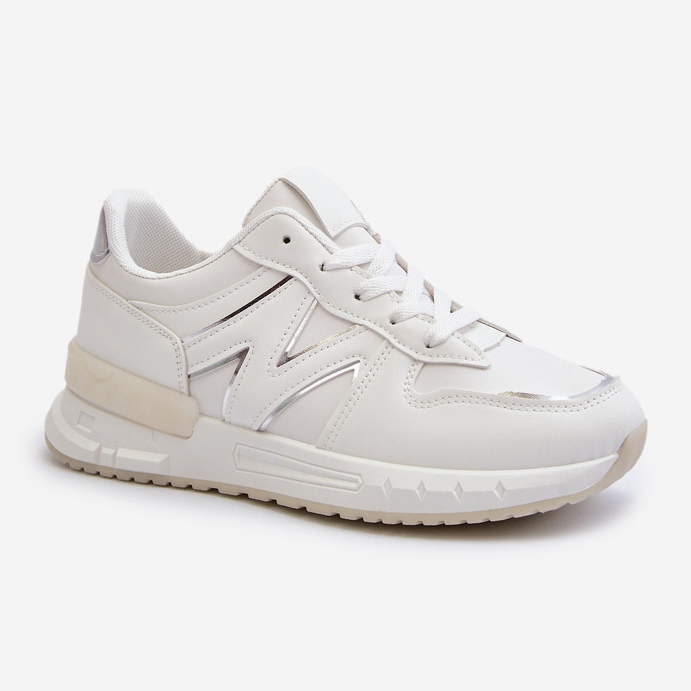 Sneakers da Donna Realizzate in Ecopelle Bianca Kaimans 1