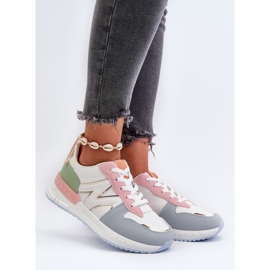 Sneakers da Donna Realizzate in Eco Pelle Kaimans Multicolor multicolore 2
