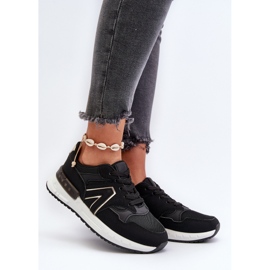 Sneakers da Donna Realizzate in Eco Pelle Nera Vinelli nero 2